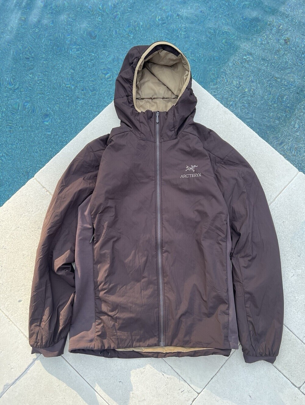 Arc'teryx Atom LT Hoody Bitters Large RARE Discontinued Burgundy Brown Beauty